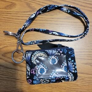 Vera Bradley ID pouch and Lanyard